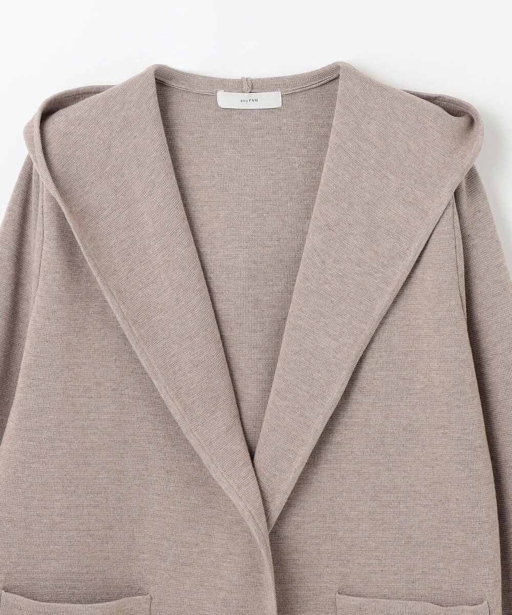 ANY 【洗濯機可】フーディーコーディガン 
