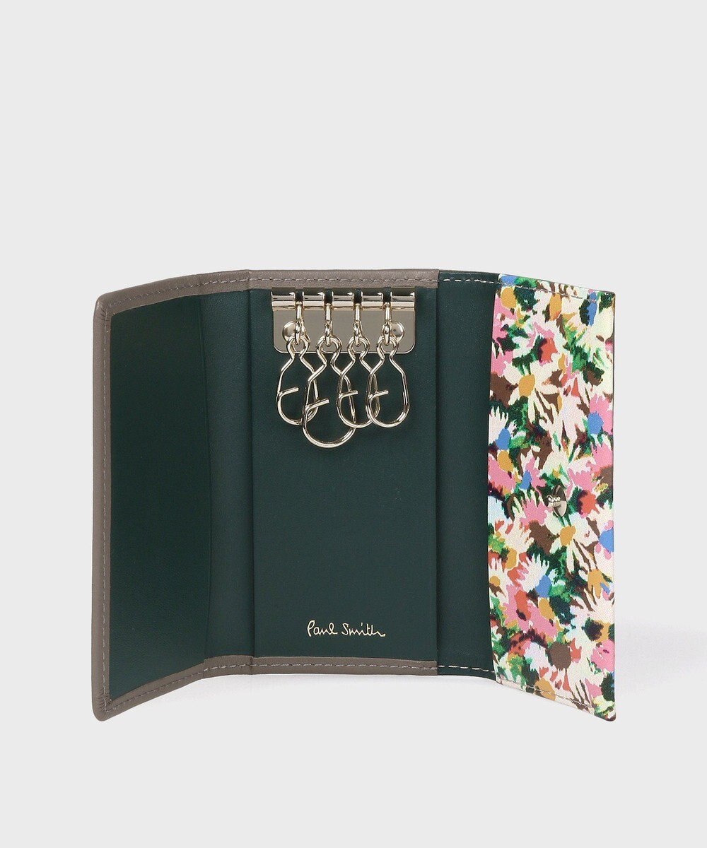 Paul Smith マーガレットプリントトリム キーケース 