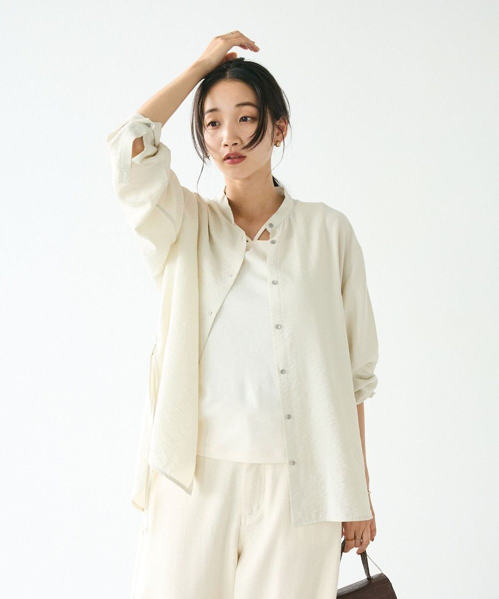 CRAFT STANDARD BOUTIQUE レーヨントロミサイドリボンチュニック 