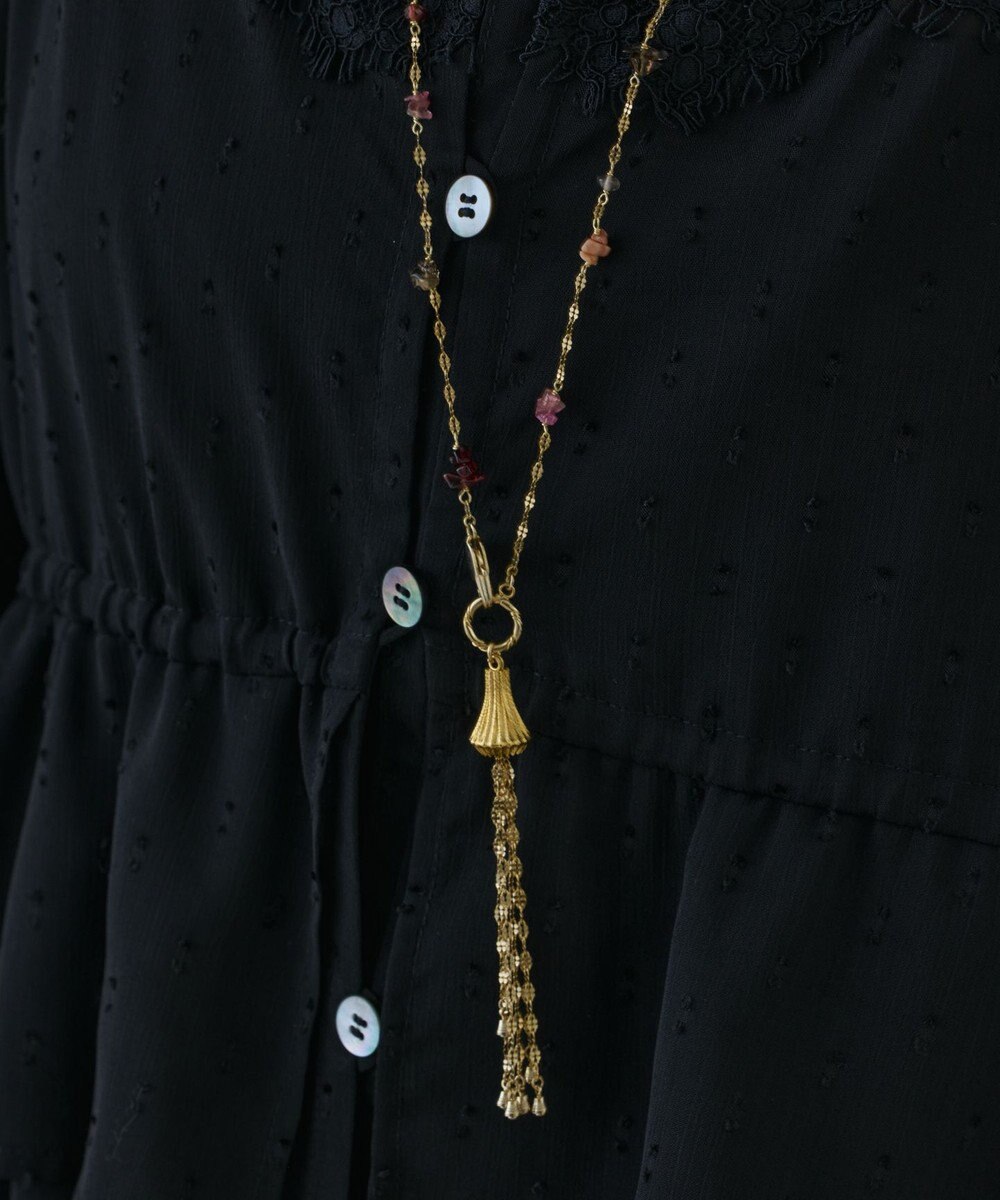 GRACE CONTINENTAL ストーンビーズネックレス 