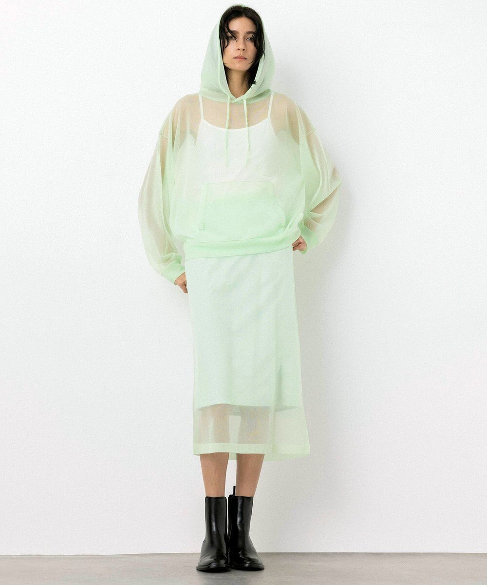 NAVE 【Nave・洗える】シアーニット パーカー 