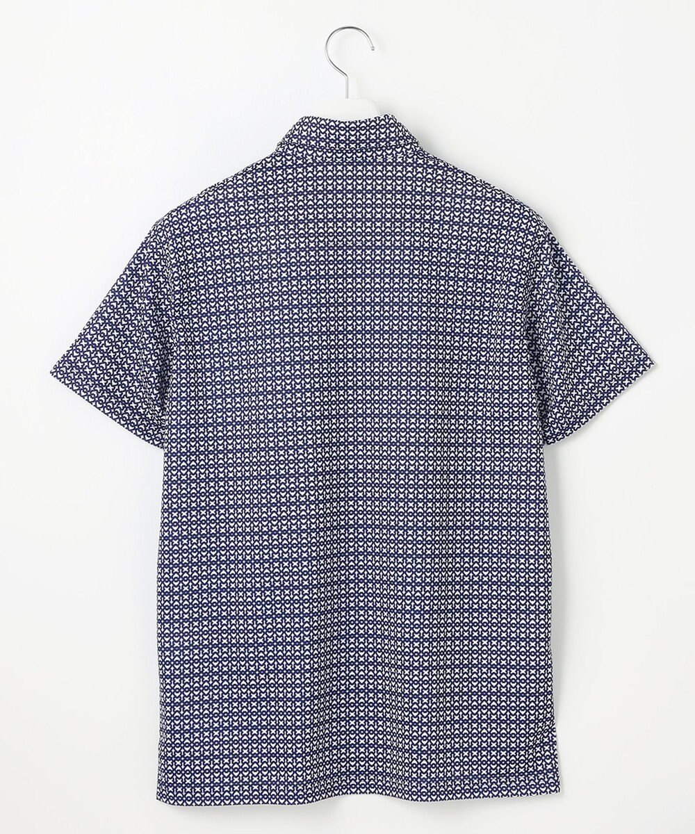 23区GOLF 【MEN】モノグラム柄  半袖ポロシャツ 