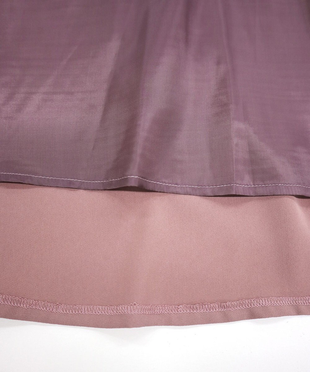 Tiaclasse L 【洗える】大人の洗練ドレープワンピース 