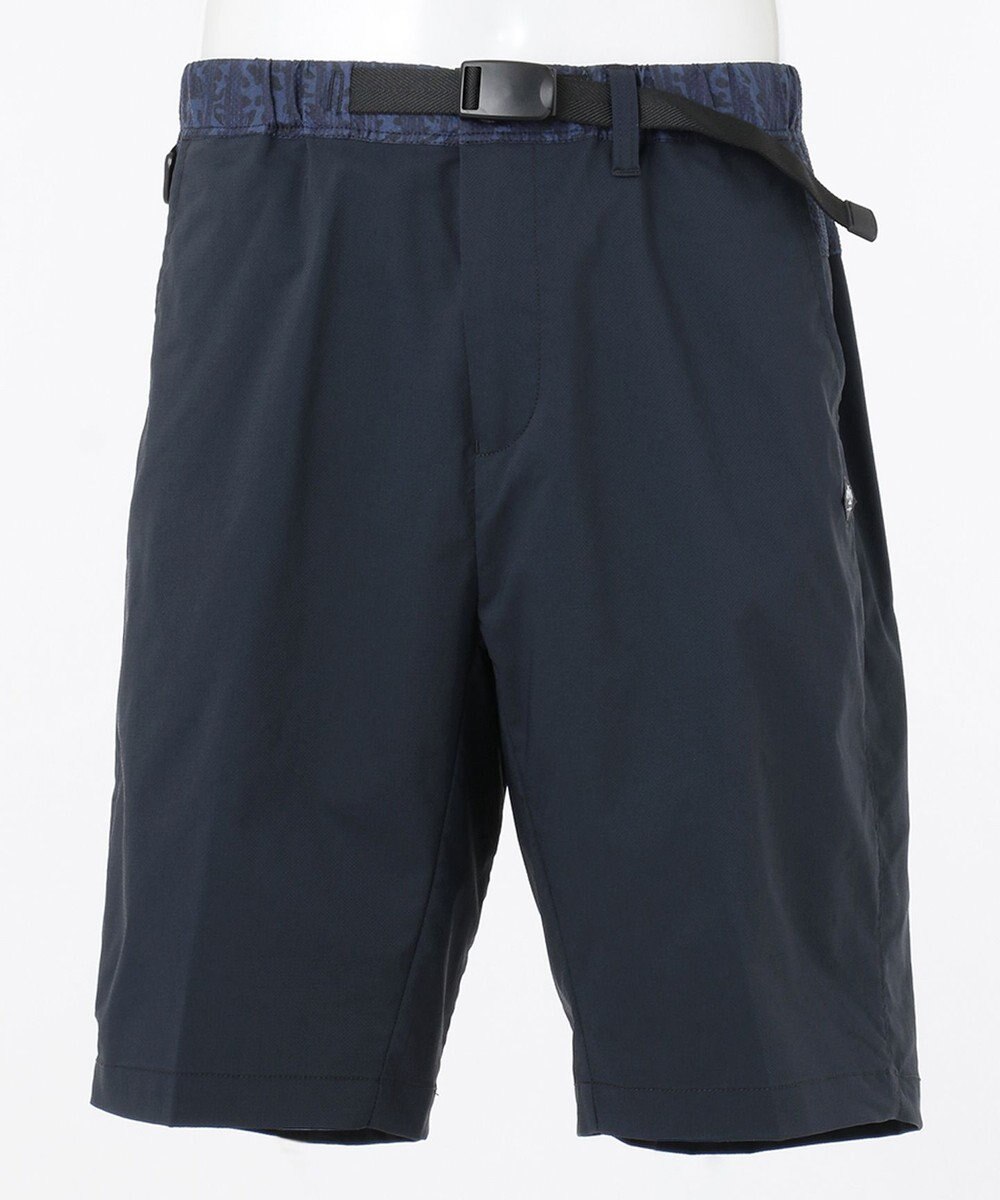 JOSEPH ABBOUD MOUNTAIN スラブシャンブレーストレッチ ショートパンツ 