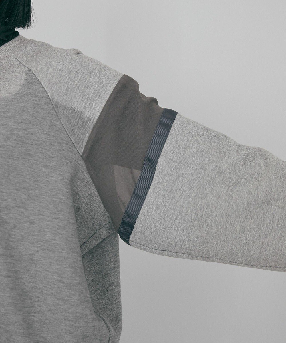 AMERICAN HOLIC 異素材ドロスト配色プルオーバー 