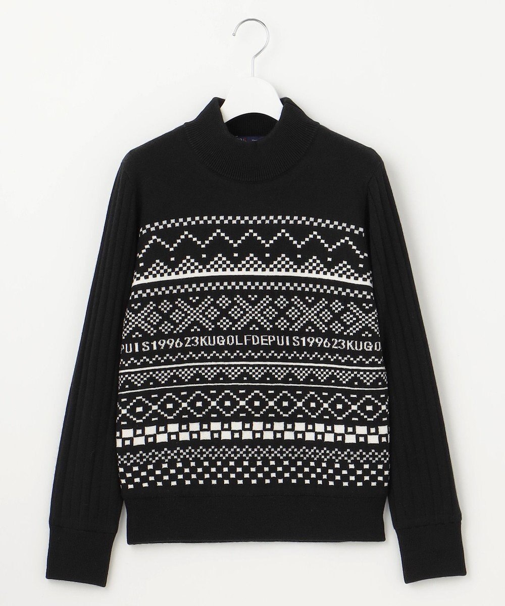 23区GOLF 【WOMEN】【ウォッシャブル】フェアアイル柄ニット 