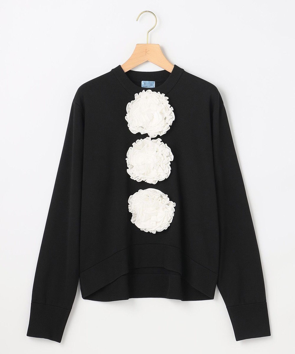 組曲 S 【組曲×setsuko sagittaire】ボンボンフラワー ニット 