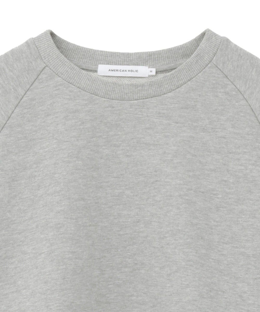 AMERICAN HOLIC 異素材ドロスト配色プルオーバー 
