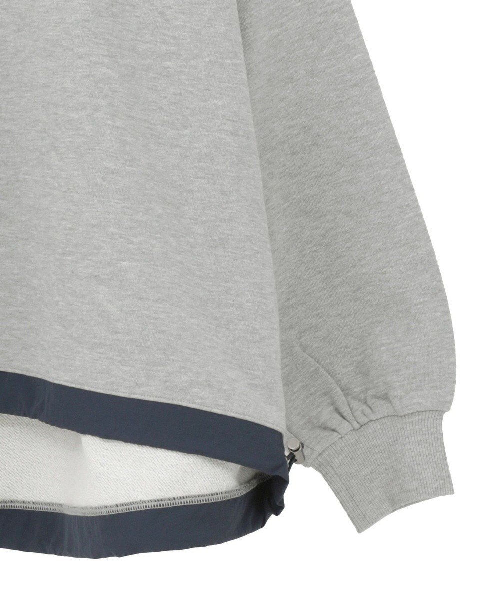 AMERICAN HOLIC 異素材ドロスト配色プルオーバー 