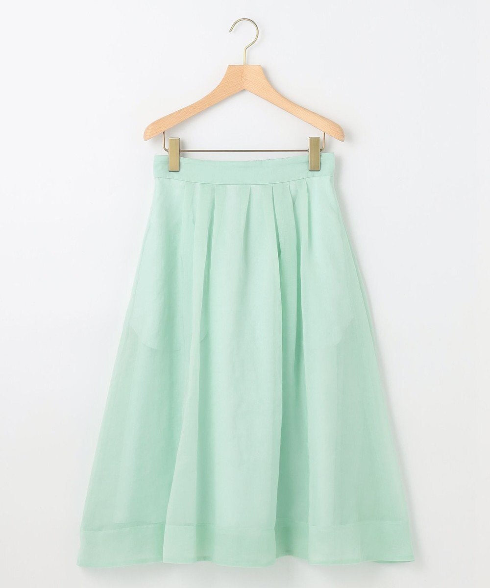 組曲 S 【WEB限定】シアーボイルタックフレア スカート 