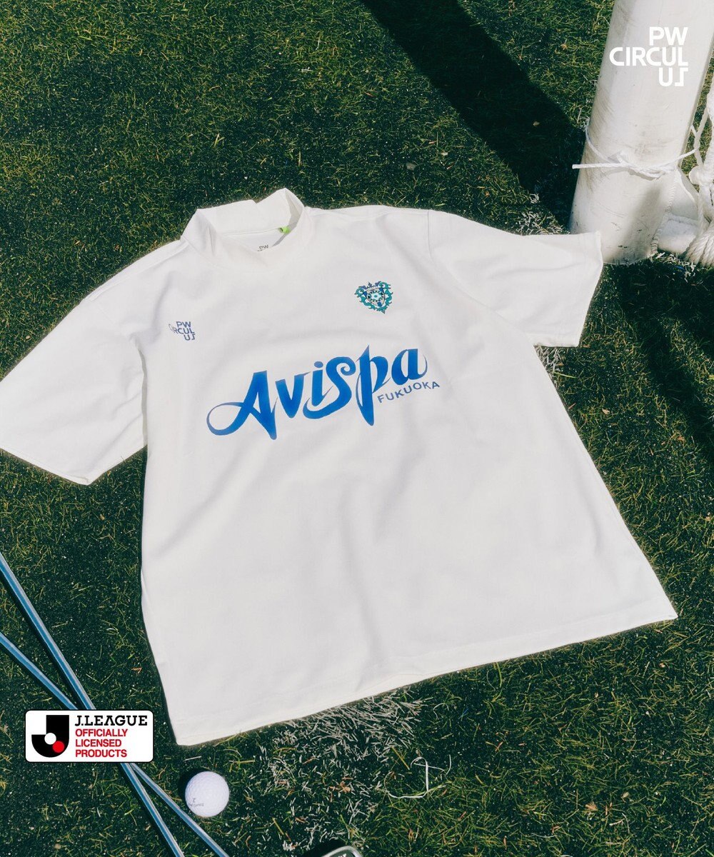PW CIRCULUS 【UNISEX】J.LEAGUE モックネック J1所属の20クラブコラボ ゴルフ 