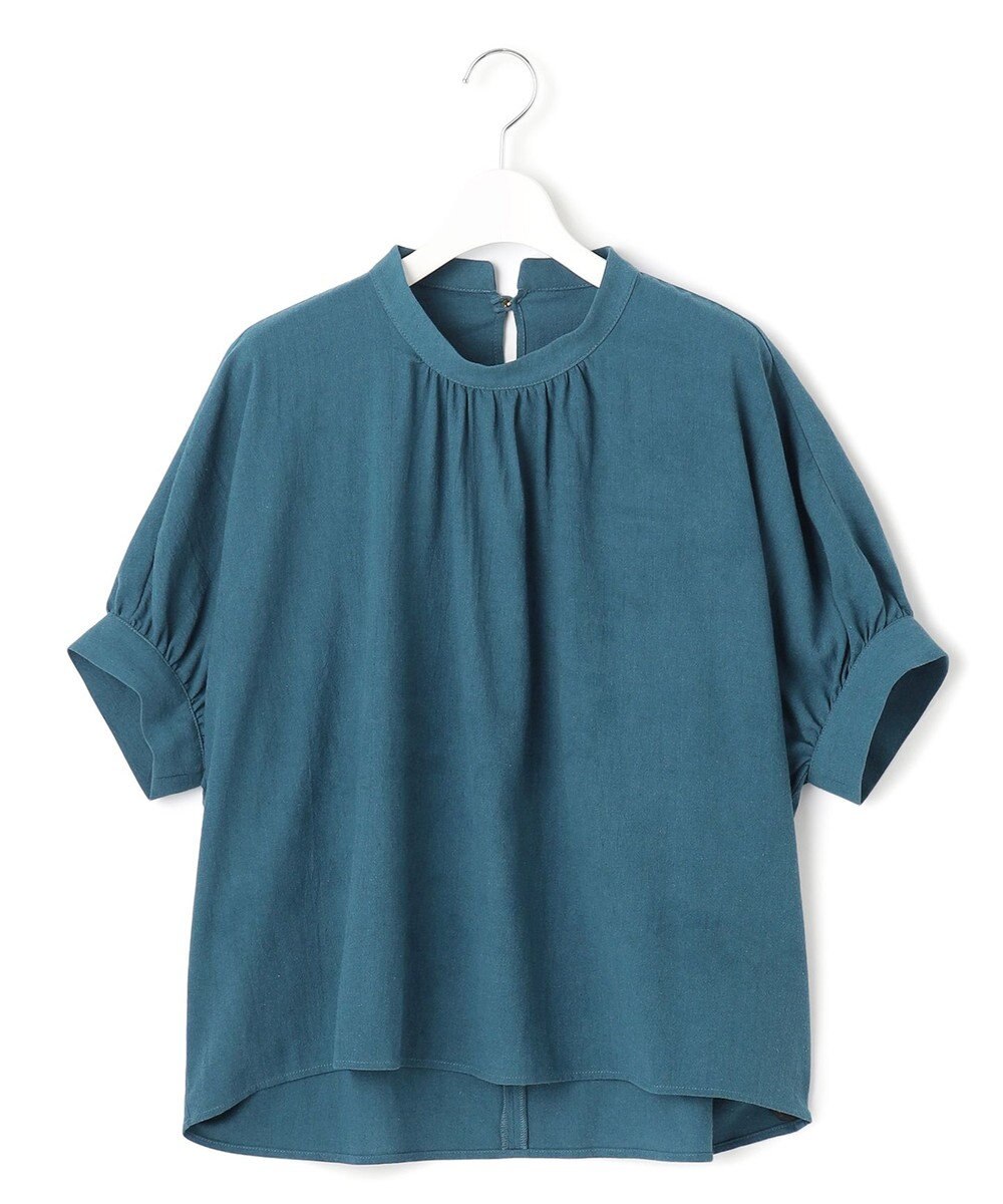 J.PRESS YORK STREET 【WOMEN】バックドレープドルマン ブラウス 