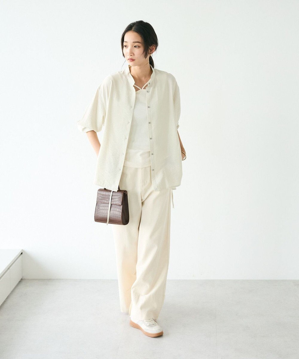 CRAFT STANDARD BOUTIQUE レーヨントロミサイドリボンチュニック 