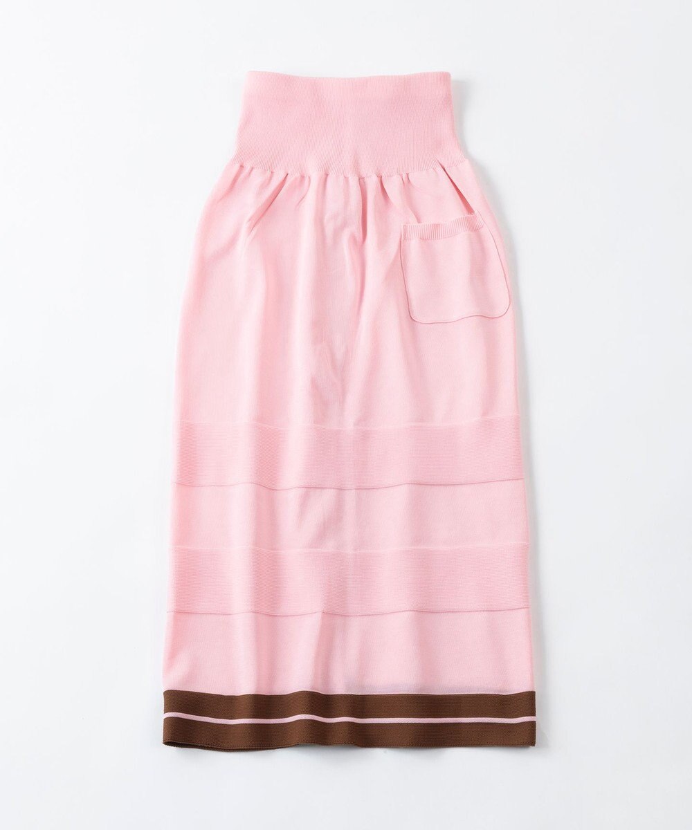 TRICOTE バイカラーニットスカート 