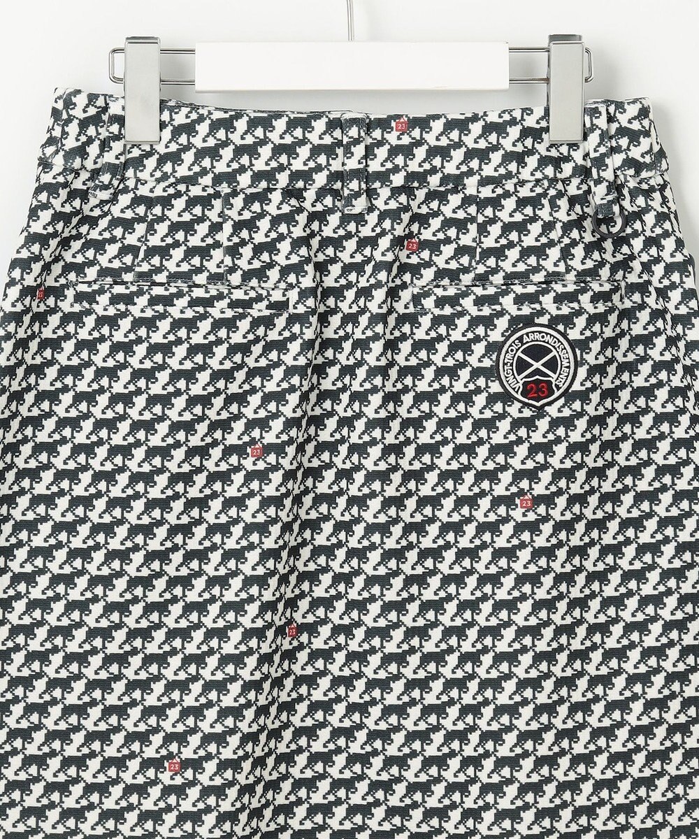 23区GOLF 【WOMEN】【ストレッチ】ハンタードッグ柄 スカート 