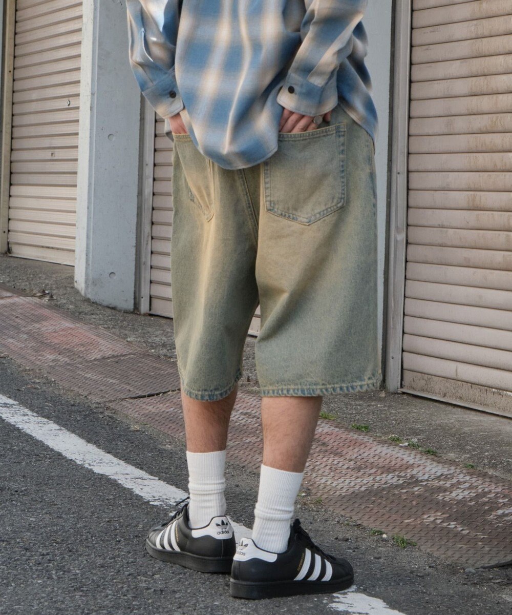 WEGO イージーバギーデニムショーツ 