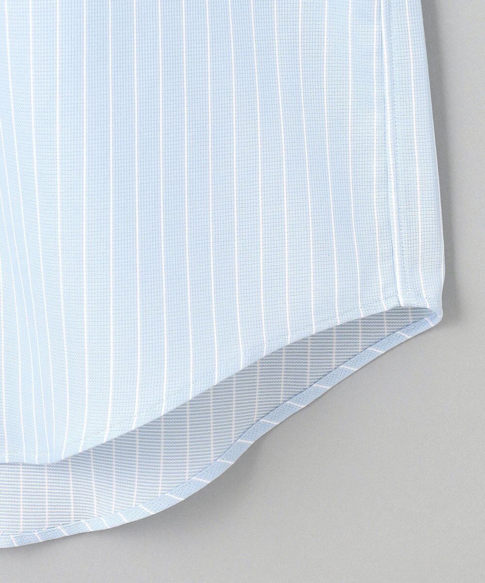 GOTAIRIKU 春夏向け【形態安定】SUMMERPREMIUMPLEATS_スモールワイドカラー 半袖ドレスシャツ（ストライプ/チェック） 