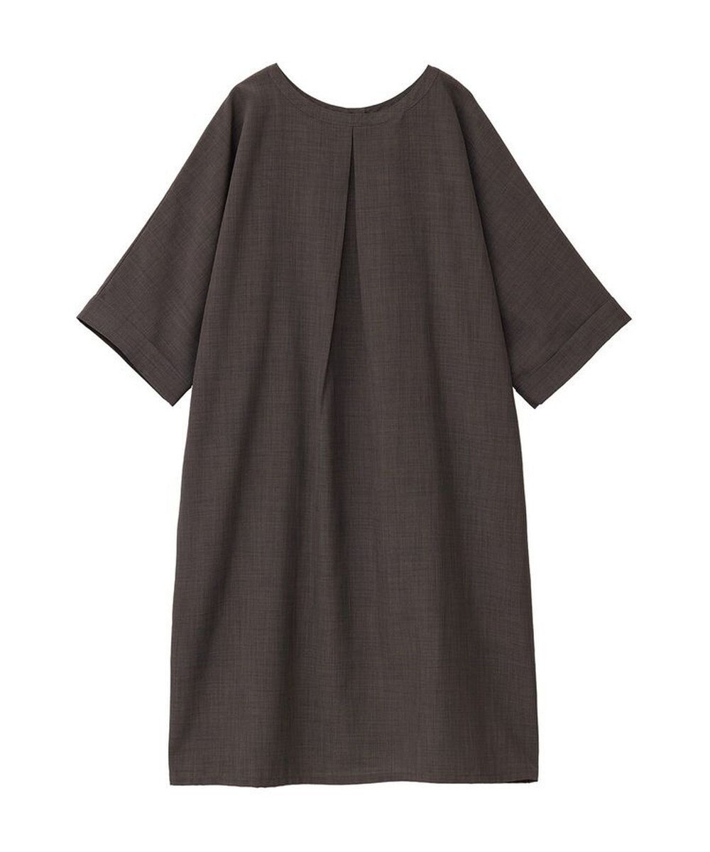 Green Parks 前後２ｗａｙ　ミディ丈タックワンピース 