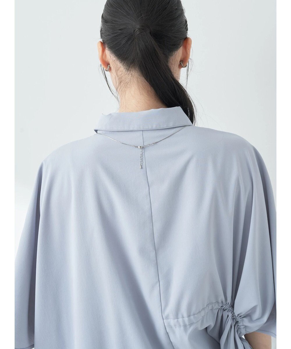 earth music&ecology アシメギャザーシャツ 