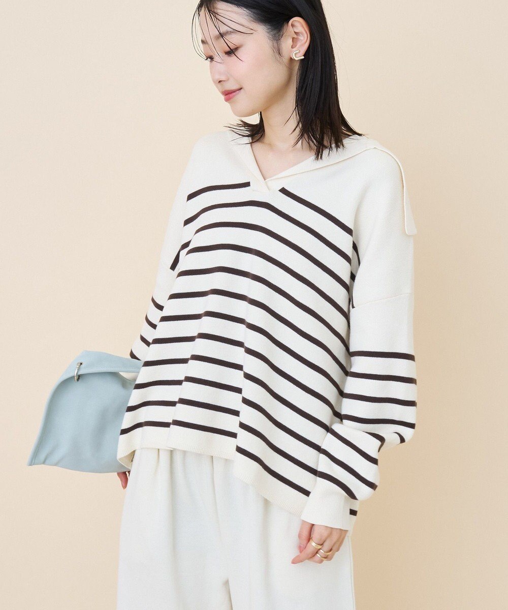 AMERICAN HOLIC セーラーカラーニットプルオーバー 