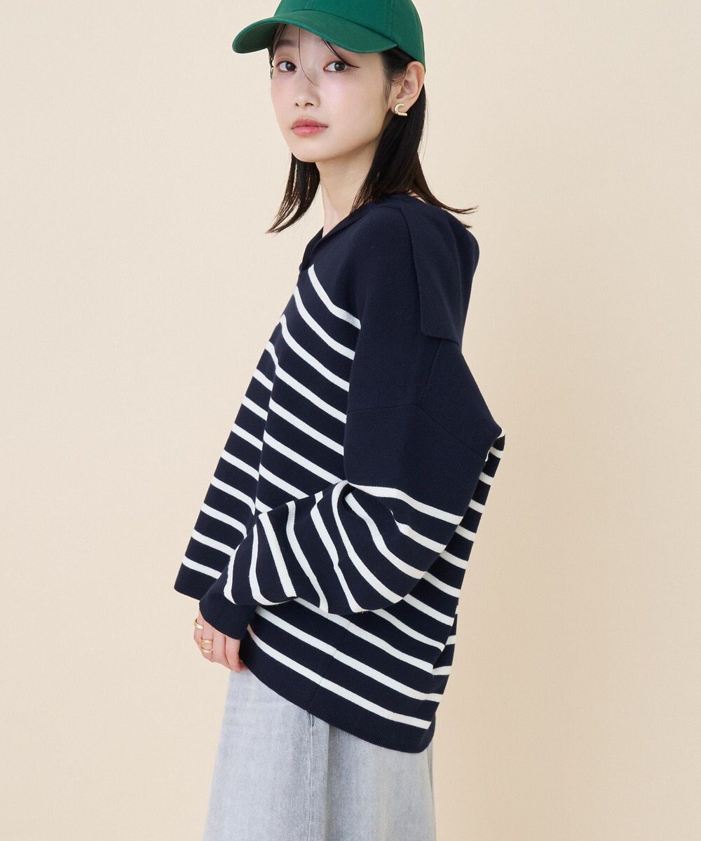 AMERICAN HOLIC セーラーカラーニットプルオーバー 