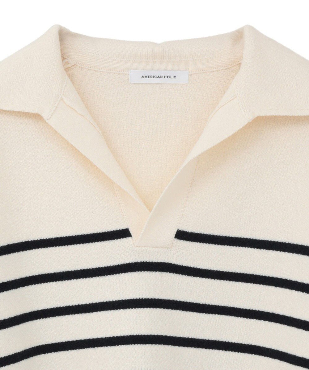AMERICAN HOLIC セーラーカラーニットプルオーバー 