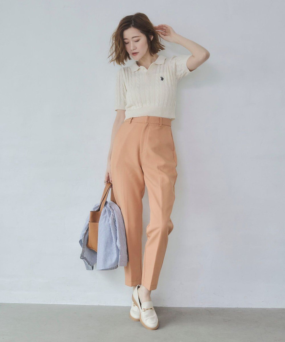 WEGO 別注USPOLO　ケーブルニットポロ 