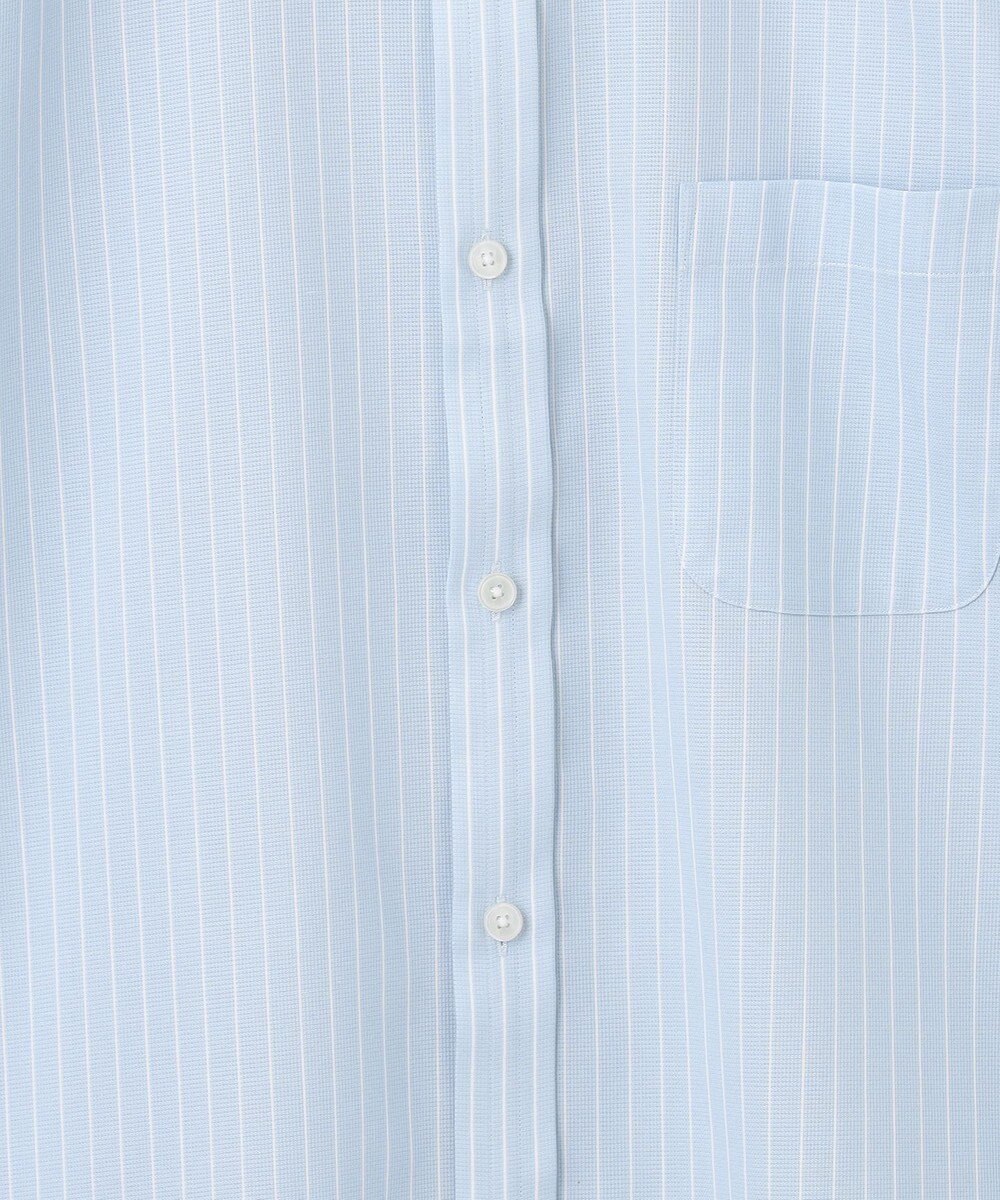 GOTAIRIKU 春夏向け【形態安定】SUMMERPREMIUMPLEATS_スモールワイドカラー 半袖ドレスシャツ（ストライプ/チェック） 