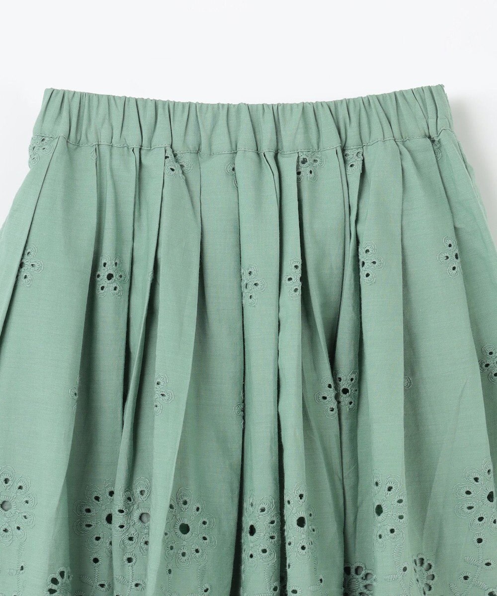 ANY KIDS 裾 刺繍 スカート 