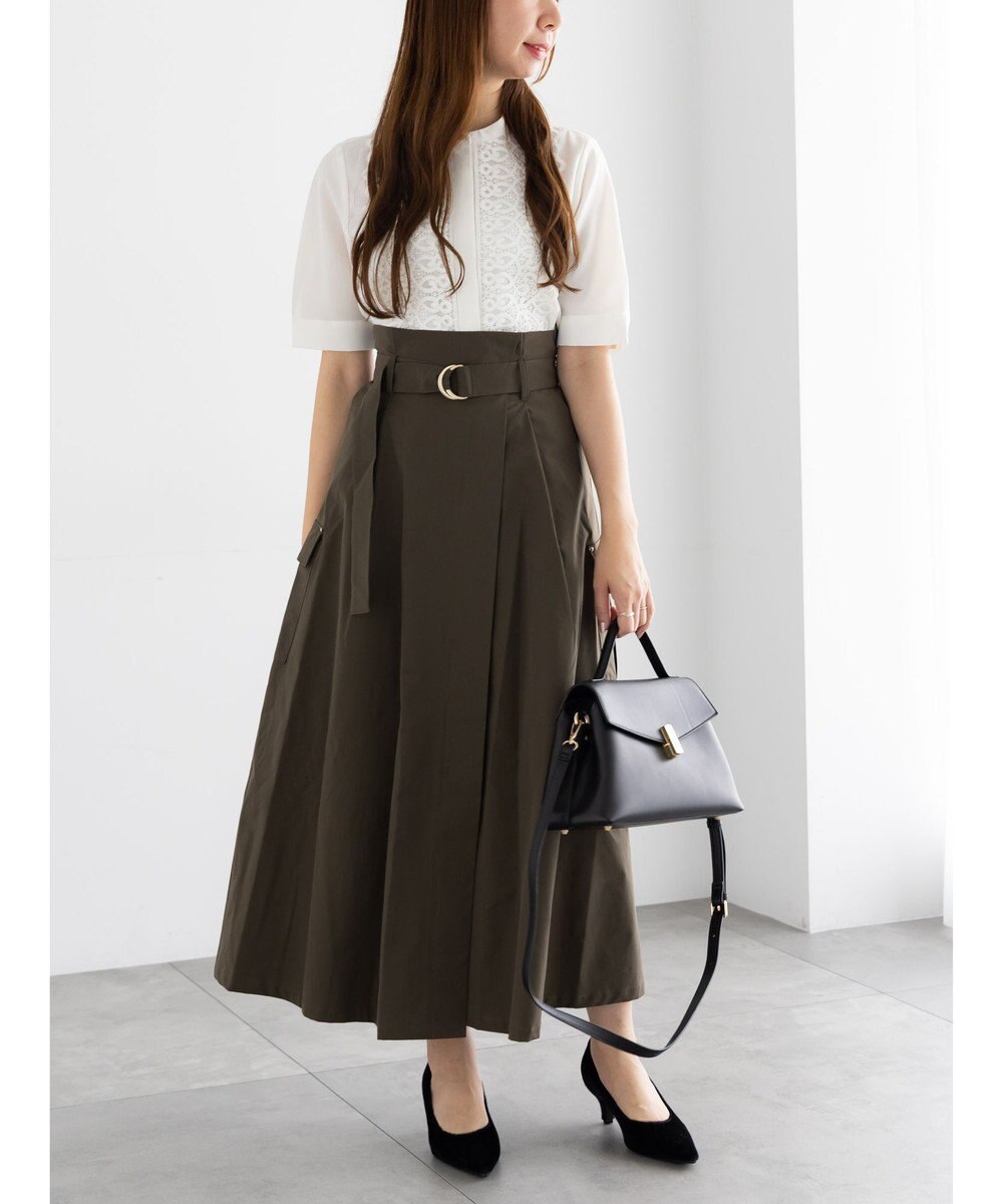 Te chichi カーゴフレアスカート 