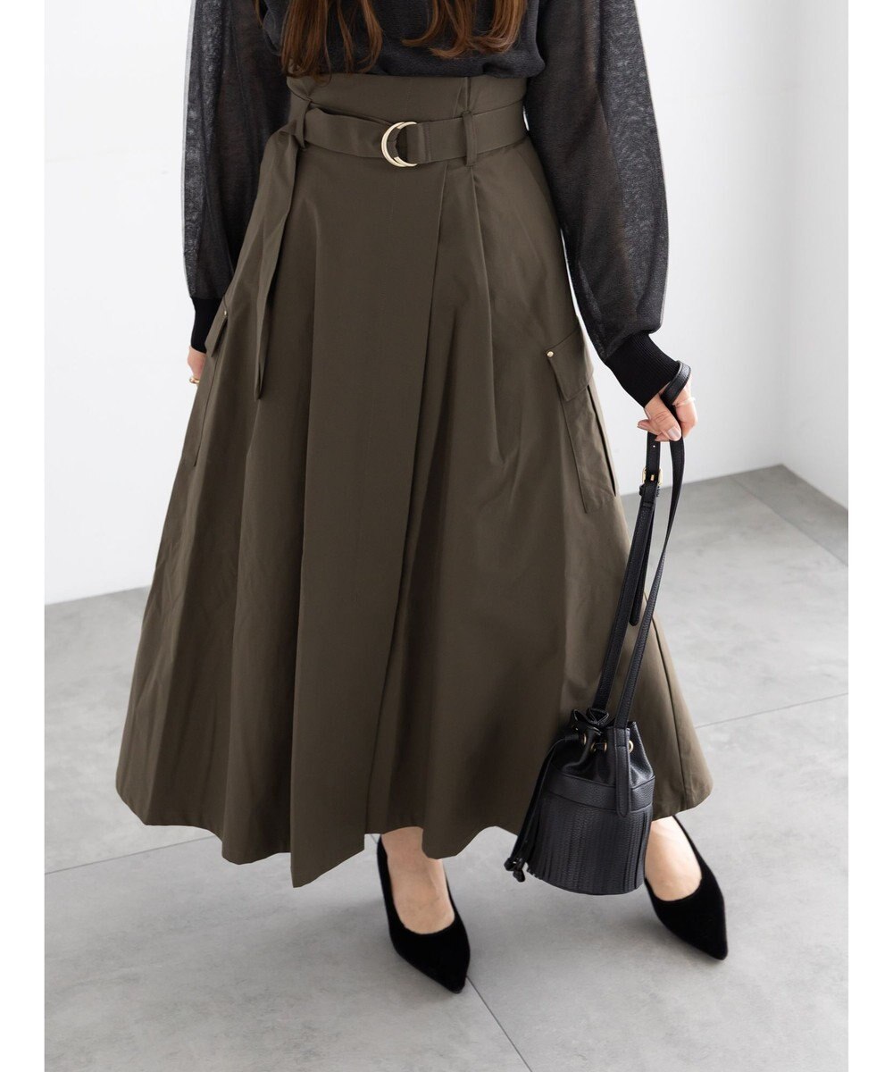 Te chichi カーゴフレアスカート 