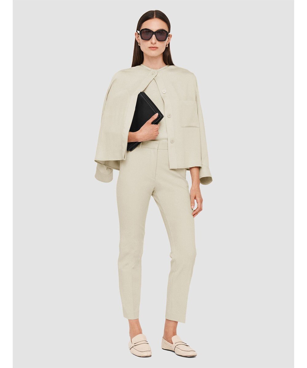 JOSEPH ギャバジンストレッチ　スリムストレートトラウザーズ 