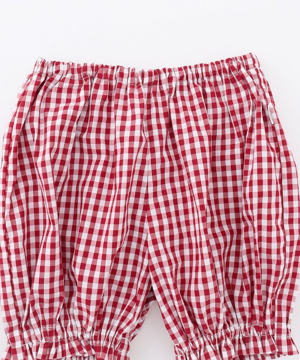 組曲 KIDS 【80-100㎝】ギンガム セットアップ 