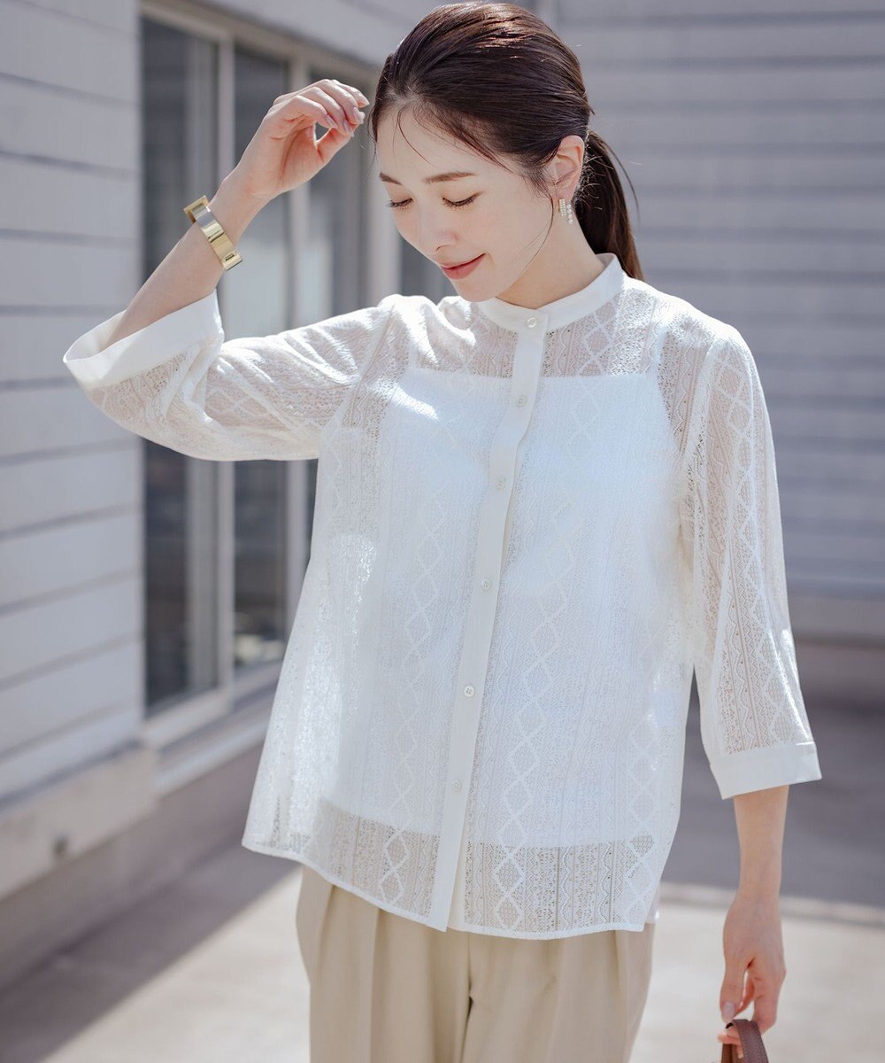 組曲 ラッセルレース ブラウス 