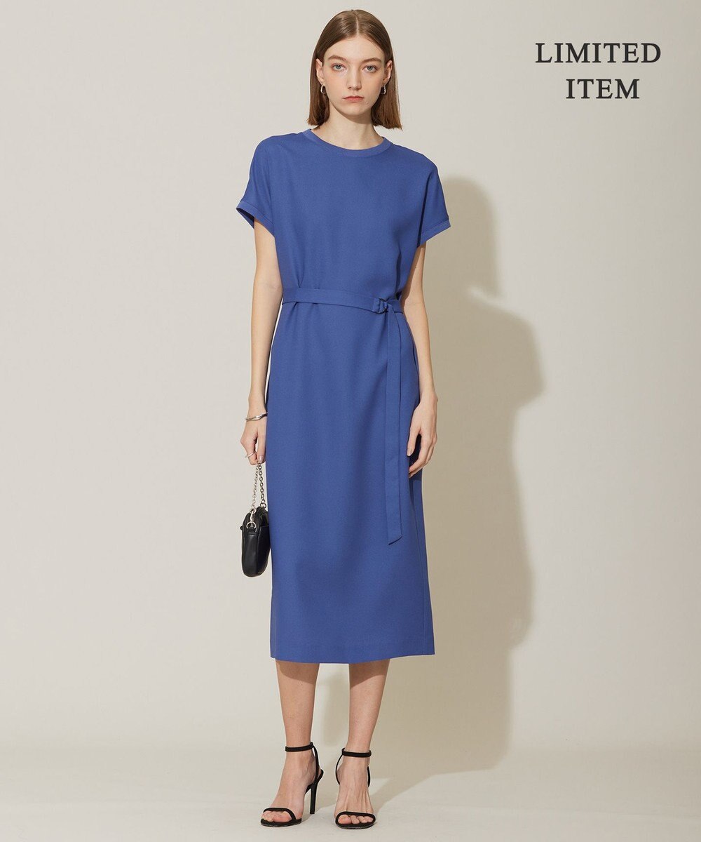 ICB L 【WEB限定・接触冷感・UVケア・速乾・洗える】FluidBackSatin ワンピース 