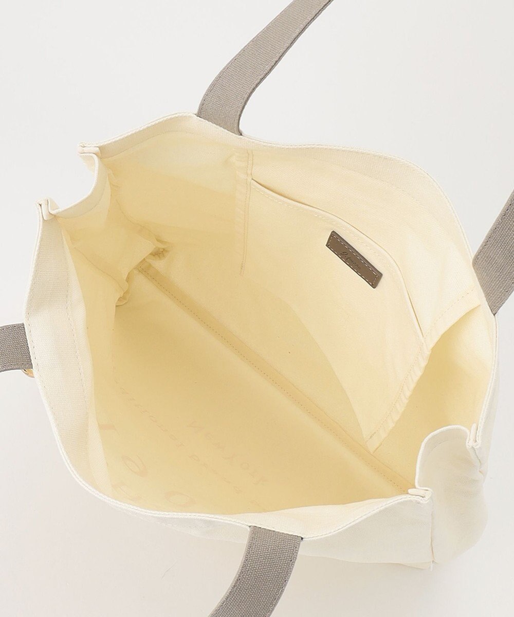 J.PRESS LADIES 【WEB限定カラーあり・A4サイズ収納可・セットアイテム】ポーチ付き PRINTED トート バッグ 