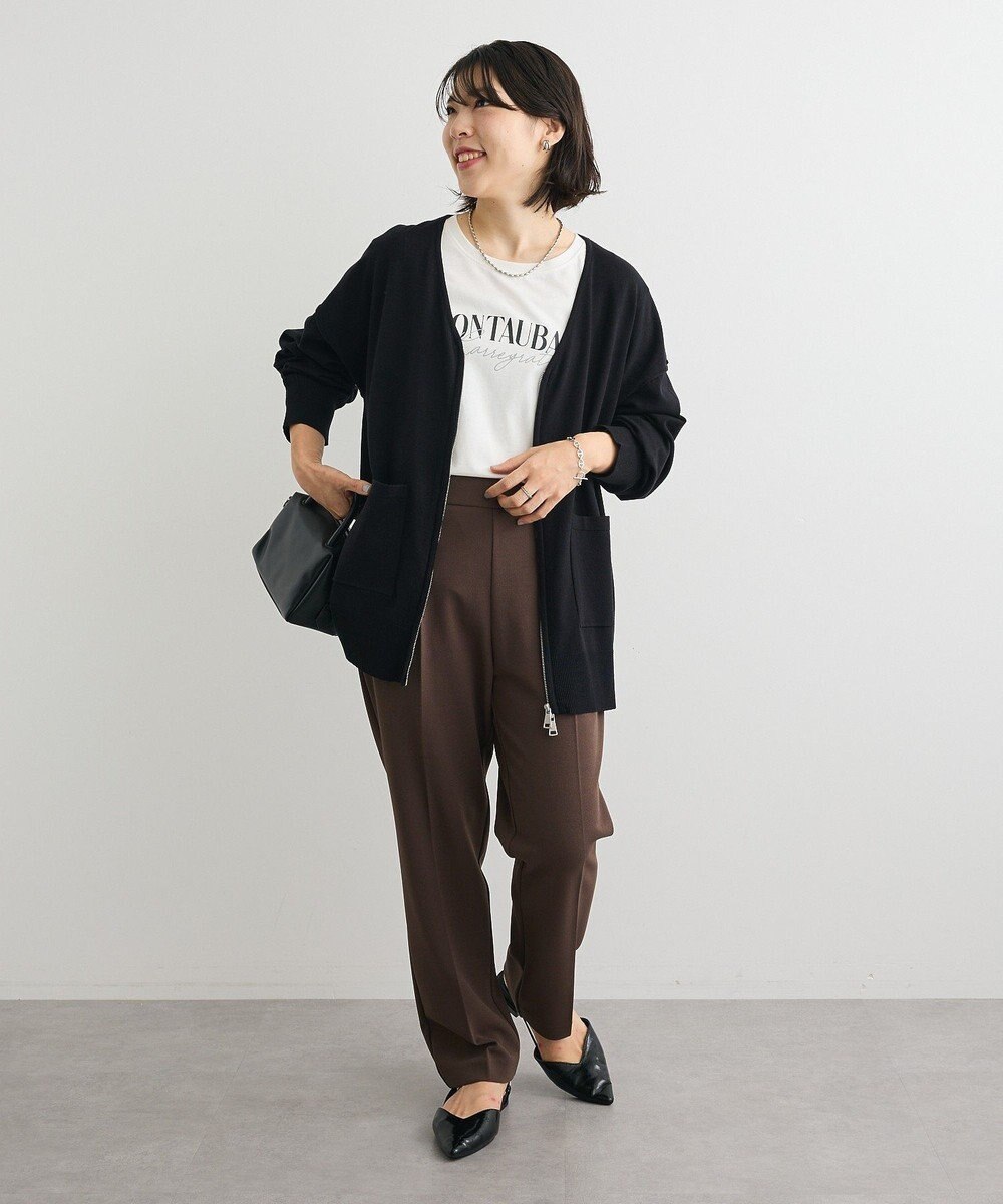 Green Parks アンチピリングゆるｚｉｐカーディガン 