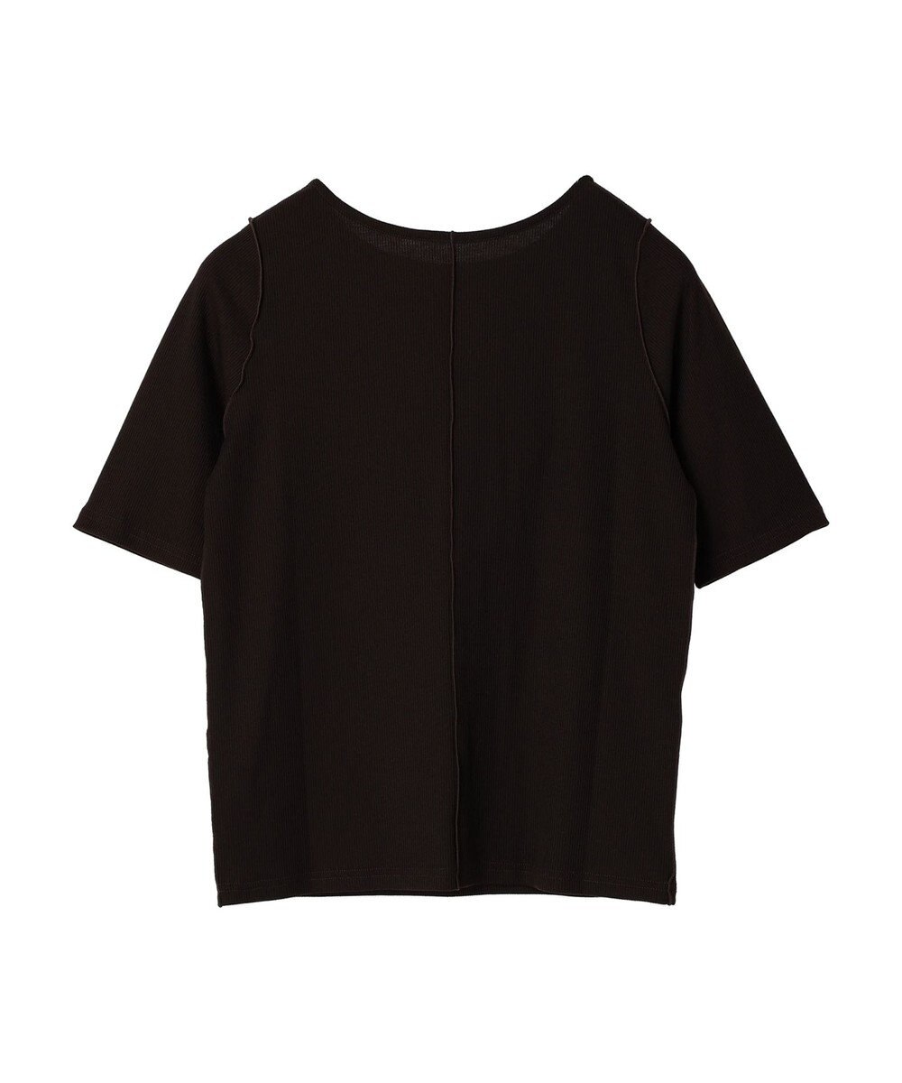 Green Parks ５分袖カットリブプルオーバー 