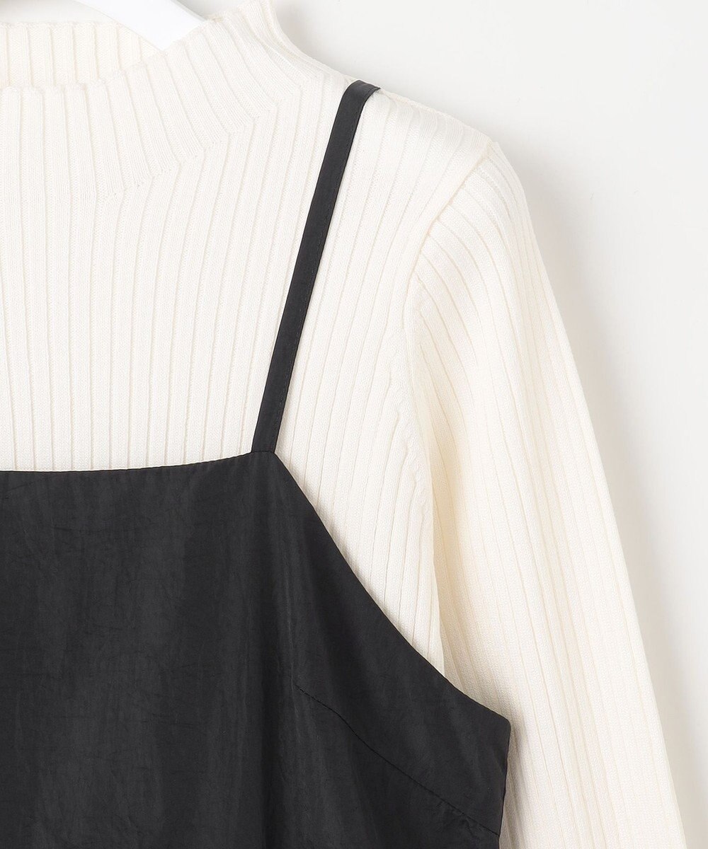 Feroux 【洗える】ニットセット キャミソールワンピース 