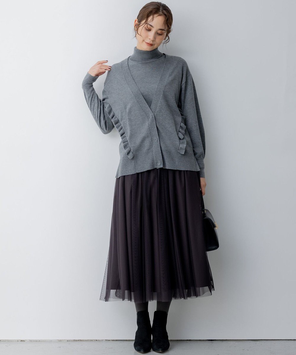 組曲 ルーズフィットタートル ニット 