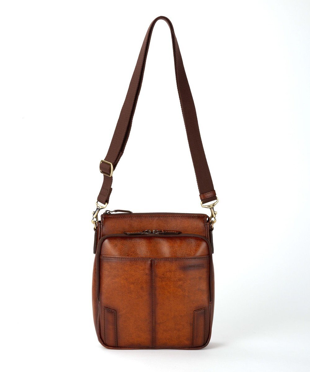 ACE BAGS & LUGGAGE LO HOMME PRESSE アルカイック 本革 日本製 ショルダーバッグ 縦型 71882 ロ・オム・プレッセ 