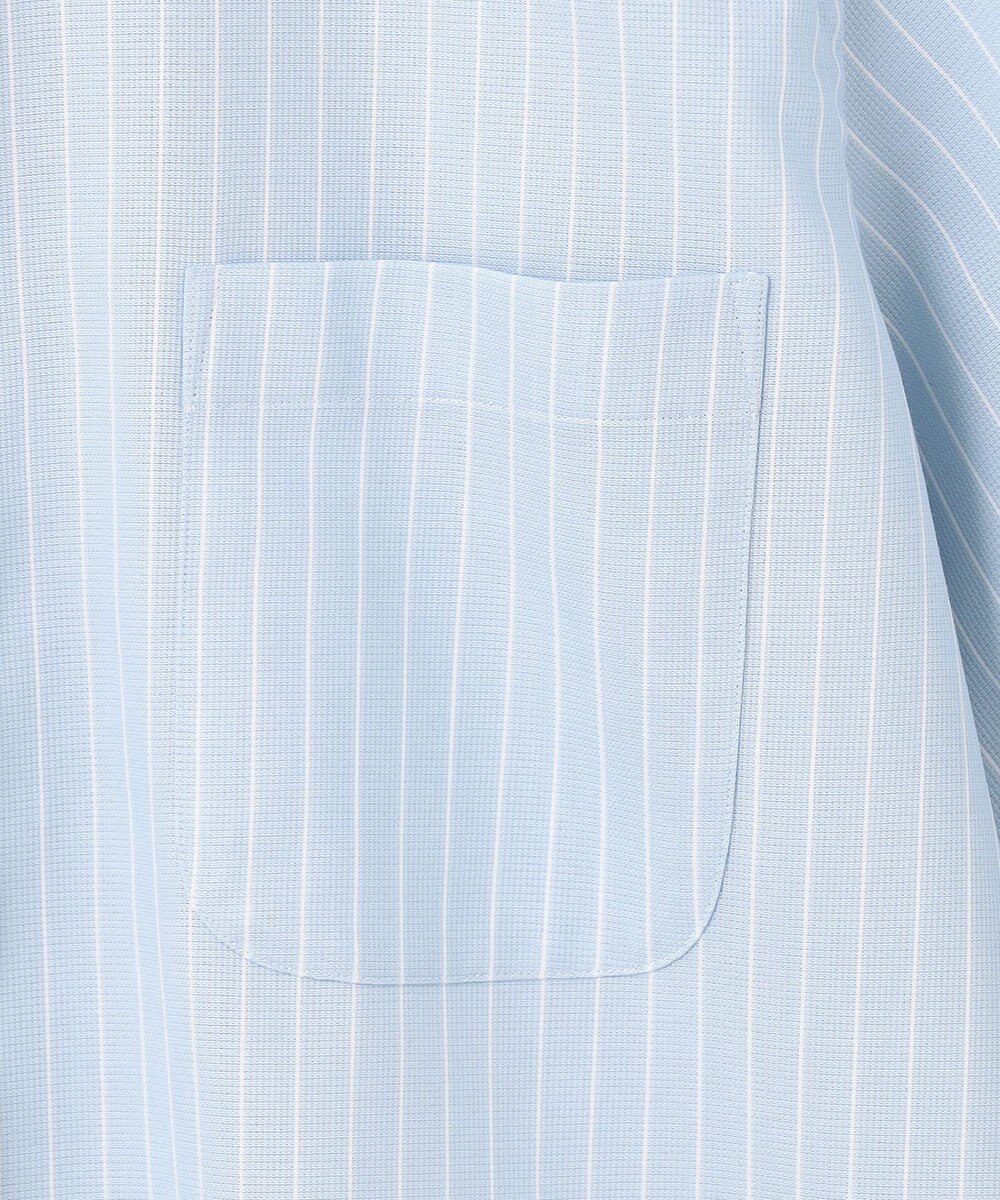 GOTAIRIKU 春夏向け【形態安定】SUMMERPREMIUMPLEATS_スモールワイドカラー 半袖ドレスシャツ（ストライプ/チェック） 