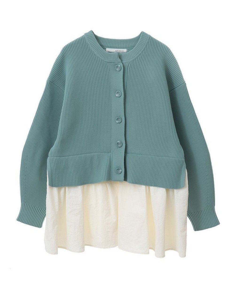 Green Parks ・ＥＬＥＮＣＡＲＥ　ＤＵＥ　スソレイヤーニットカーディカ 