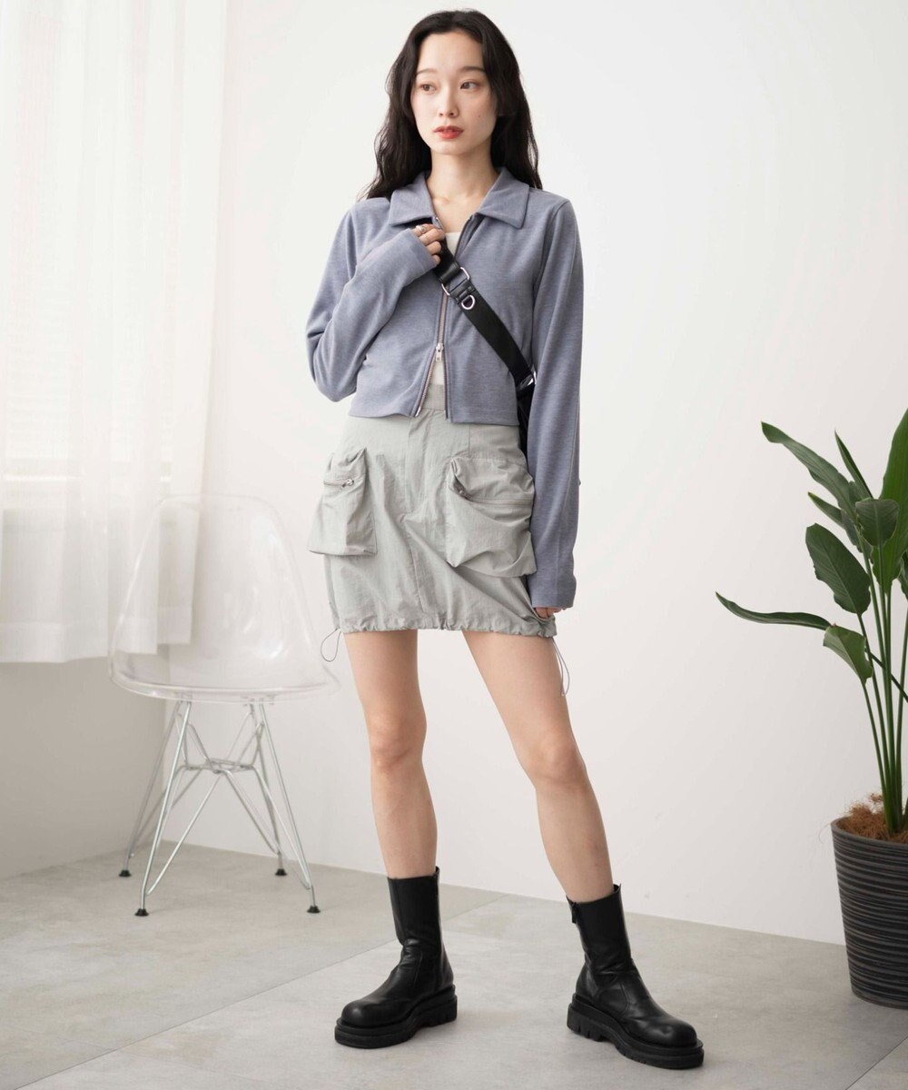 WEGO ナイロンカーゴミニスカパン 