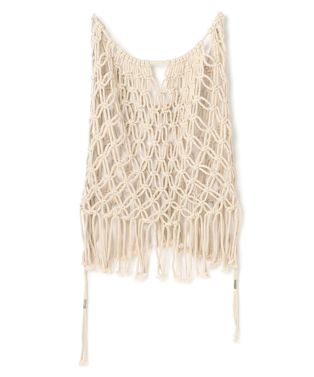 uncrave マクラメニット 2WAYキャミソール 