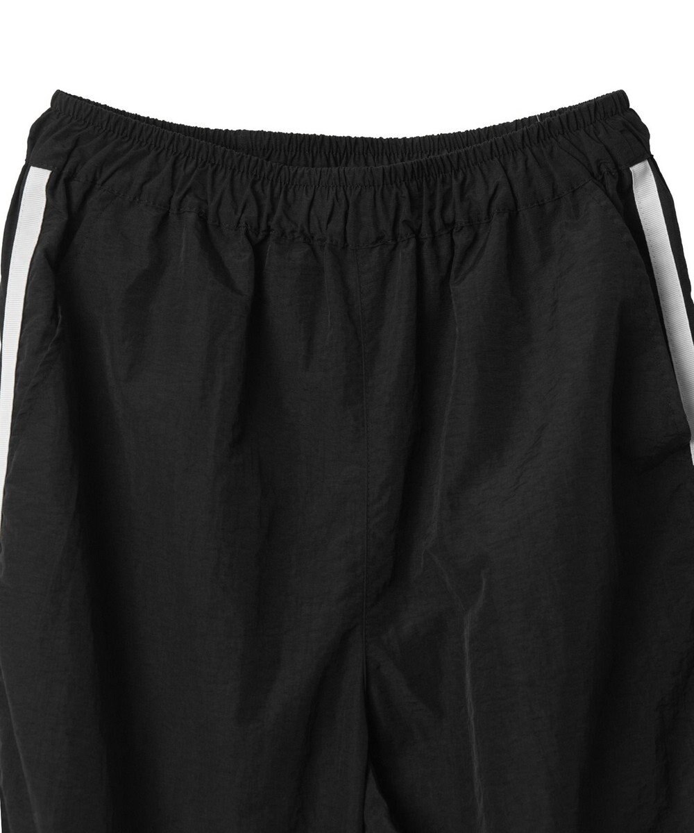 WEGO 【ウエストゴム】ラインリボンデザインナイロンバンツ 