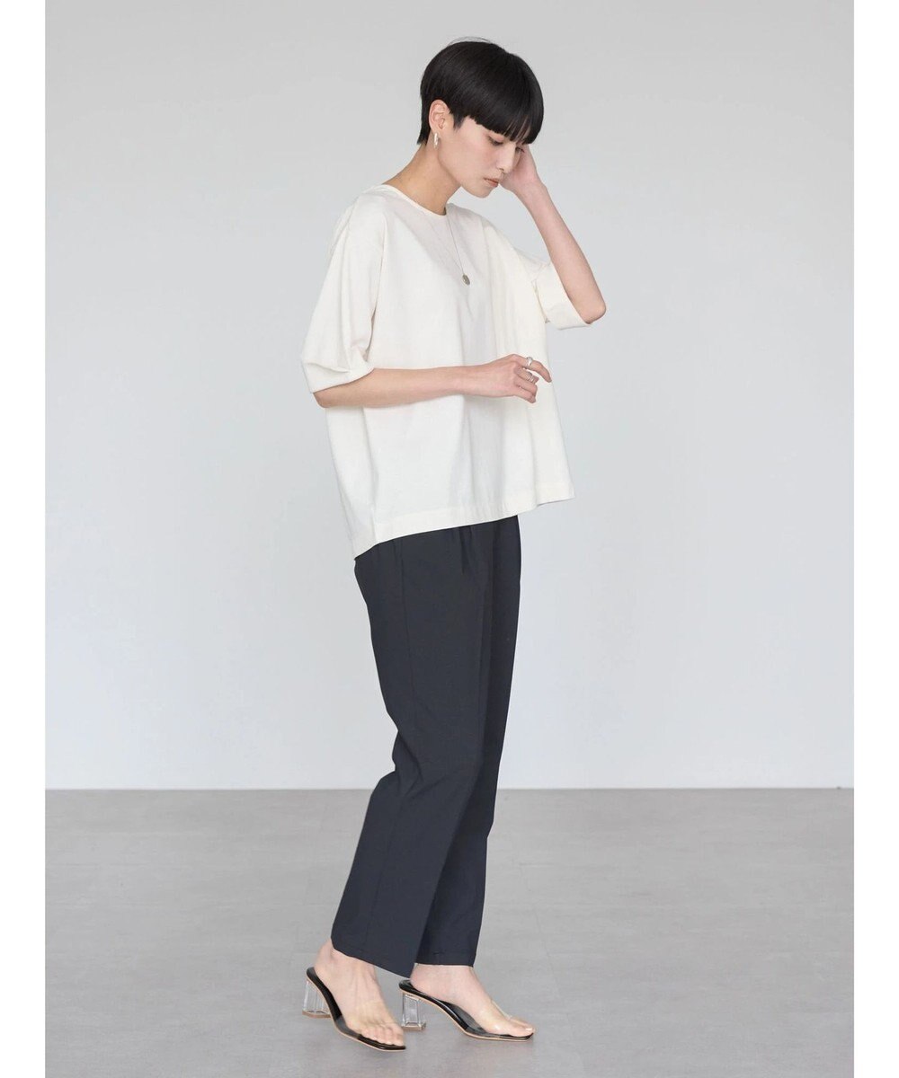 AMERICAN HOLIC 接触冷感バックタック袖折り返しカットプルオーバー 