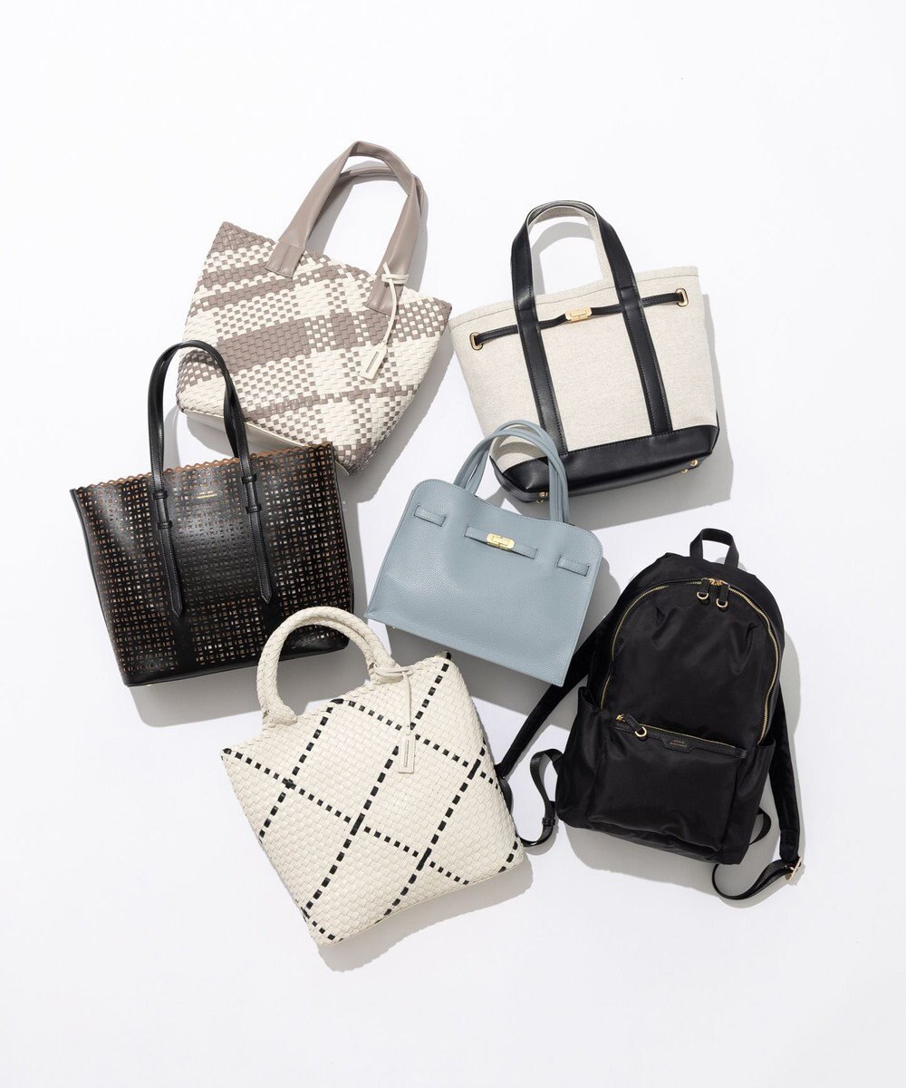 23区 【Oggi3月号掲載】メッシュ スクエア トートバッグ 