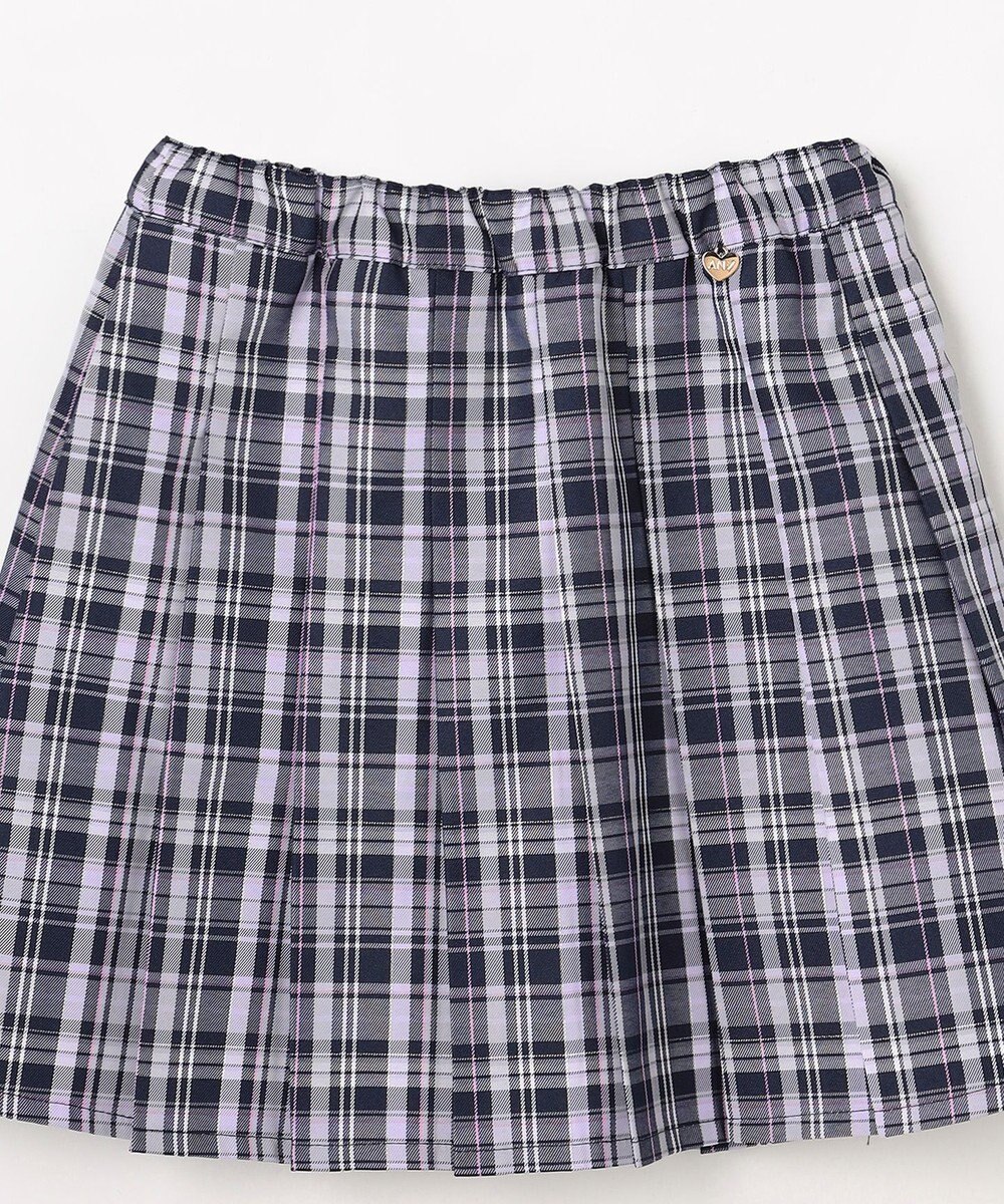 ANY KIDS チェックプリーツスカパン 