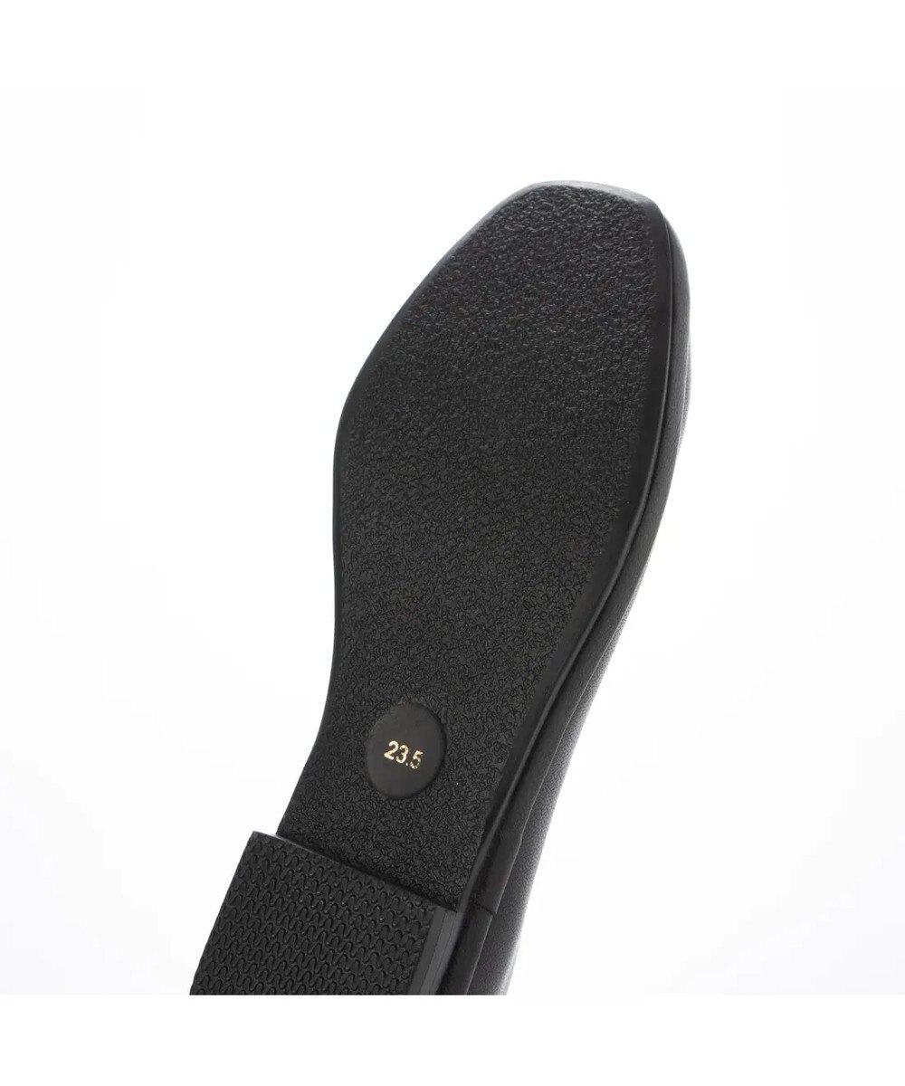 ing <ing>【WEB限定】【サスティナブル】スクエアトゥVカットフラットパンプス 